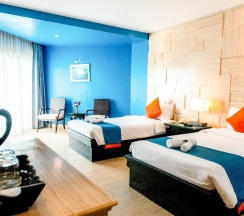 Двухместный номер Superior с частичным видом на море 2 отдельные кровати в Seabreeze Jomtien Resort