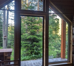 Шале 3. Четырехместный номер комфорт с видом на горы в Белый волк