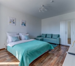 "Krista Kosta" Однокомнатная квартира (Метро Ленинский проспект/Автово, 10 минут на транспорте) в Rauktis apartments