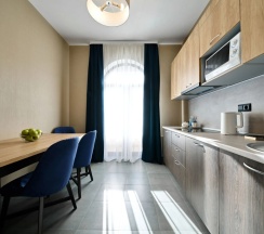 Двухместные апартаменты Корпус Центр №1 с 2 комнатами двуспальная кровать в Вальсет Премиум