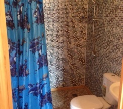 Двухместный номер с собственной террасой двуспальная кровать в Vida