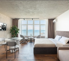 1-комнатная комнта студия Станюковича 48/6 в Sea view apartments