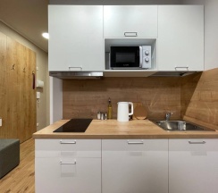 Апартаменты в ЖК "START"  (спальные места 2) (Метро Парнас, 15 минут пешком) в Rauktis apartments