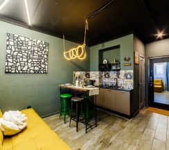 Двухместные апартаменты (двуспальная кровать) в Апартаменты Lounge Room