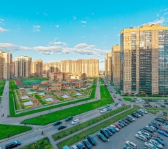 "Good home" Однокомнатная квартира (Метро Парнас, 3 минуты) в Rauktis apartments
