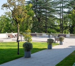 Студия с видом на парк и балконом в Grand Royal Residences