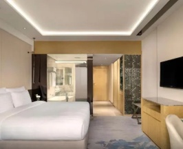 Двухместный номер Deluxe двуспальная кровать в Kempinski Hotel Beijing Yansha Center