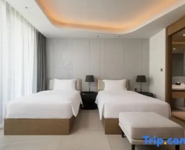 Двухместный номер Deluxe с видом на море (2 отдельные кровати) в Oakwood Apartments Sanya