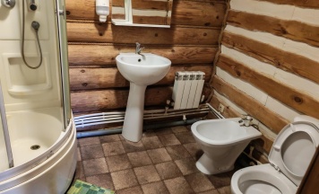 1-комнатный коттедж стандарт с 1 двуспальной кроватью в Старый хутор