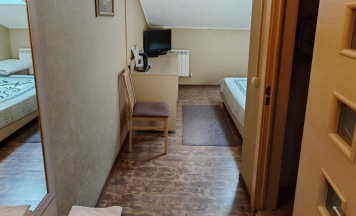 Номер стандарт с 1 двуспальной кроватью (мансарда) в Престиж