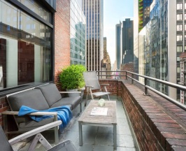 Двухместные Penthouse North двуспальная кровать в Royalton New York
