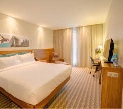 Номер стандарт с 1 двуспальной кроватью в Hampton by Hilton Ufa