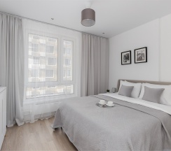 Meridian - премиум-апартаменты с отдельной спальней и гостиной около м.Сокол (15 этаж) в Smart Lofts Moscow