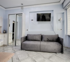 Двухместные апартаменты 11 с видом на парк двуспальная кровать в Exclusive Hotel&Apartments