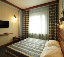 Стандартный номер с 1 двуспальной кроватью в Аврора-hotel