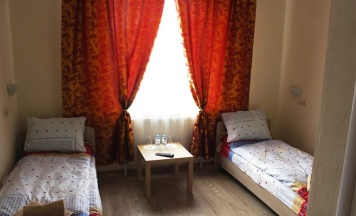Двухместный номер с 2 кроватями (ЭКОНОМ ПЛЮС) 2300 руб. в Диана