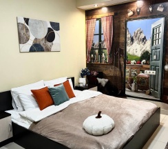 Номер стандарт эконом с 3 односпальными кроватями (без окна) в Дисней