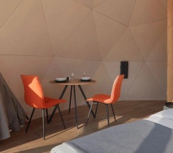 ГеоКупол с панорамным окном в Гуляй-город