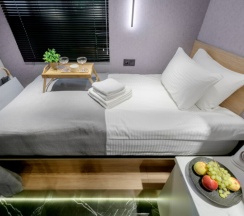 Studio Double одноместный, но возможно пребывание вдвоем, кровать 110х200 в Yapartments