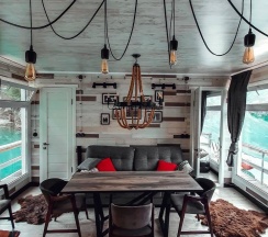 Дом с баней и мангальной зоной в Dib house