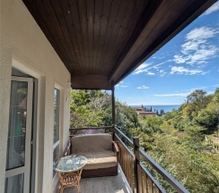 Двухместная студия на 3-м этаже с видом на море в Агава