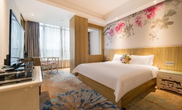 Двухместный номер Deluxe двуспальная кровать в Paco Hotel Guangzhou Dongfeng Road Branch
