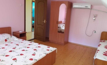 Трёхместный номер Standard с балконом и с красивым видом из окна в Гостевой дом Рай в Гагре