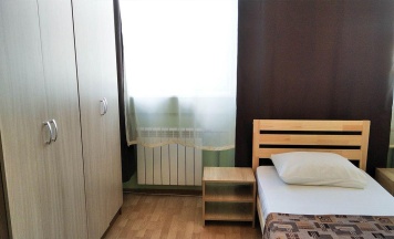 Кровать в 4-местном общем номере в Smart Hotel KDO Калининград