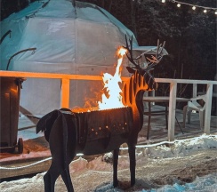 Сфера с балконом и гамаком в Клевер