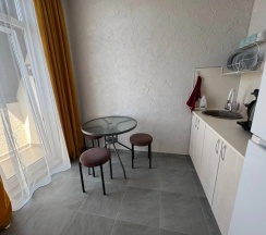 Двухместные апартаменты с террасой двуспальная кровать в Мелис