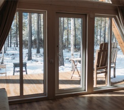 Шале в форме треугольника в Таналтай