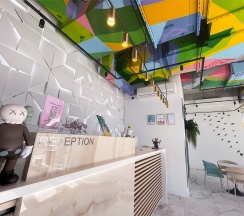 Одноместная капсула в женской зоне (низ) в Deep Hotels
