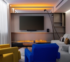 Номер Family Duplex двухуровневый  - с двуспальной кроватью и раскладным диваном в Swissotel Resort Сочи Камелия