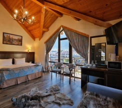 Люкс с балконом и с красивым видом из окна в Grand shale