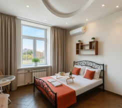 Комфорт Двуспальная Кровать в Metro apartments
