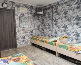 Трехместный номер в Подсолнух