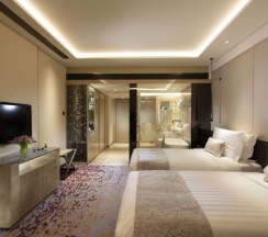 Двухместный номер Executive с видом на реку двуспальная кровать в Kempinski Hotel Beijing Yansha Center