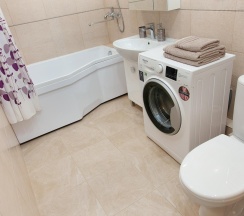 4-местные апартаменты студия с 1 двуспальной кроватью в AntoninaApartments (АнтонинаАпартментс) на улице Крылова