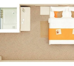 СТАНДАРТ с двуспальной кроватью в Comfort_Nsk Hotel