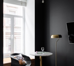 Апартаменты комфорт №4 с 1 двуспальной кроватью в Dostoevsky Apartments (Апартаменты Достоевского)