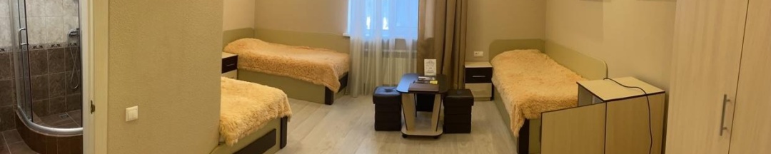 Номер улучшенный с 3 односпальными кроватями в Райское наслаждение