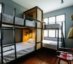 Кровать в общем номере (женский номер) в Bangkok Bed and Bike - Hostel