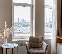 Улучшеный трехместный номер с видом на море в Kinney hotel sea view