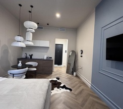 1-комнатные апартаменты студия г. СПБ, наб. Макарова, д. 58 в Docklands