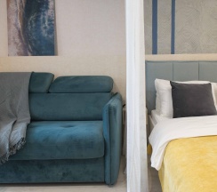 1-комнатные апартаменты студия Хрустальная Вода в Rasko Home