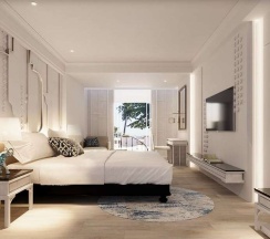 Люкс Infinity Pool Дуплекс с 2 комнатами с видом на море в Thavorn Palm Beach Resort Phuket