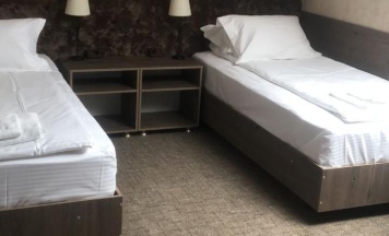 Номер комфорт с 2 односпальными кроватями (мансарда) в City hostel
