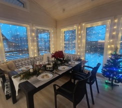 3-комнатный коттедж улучшенный в Village Voyage With Sauna