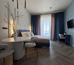 1-комнатные апартаменты студия г. СПБ, наб. Макарова, д. 58 в Docklands