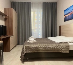 Двухместный номер Standard (двуспальная кровать) в Апартаменты Park In Pulkovo